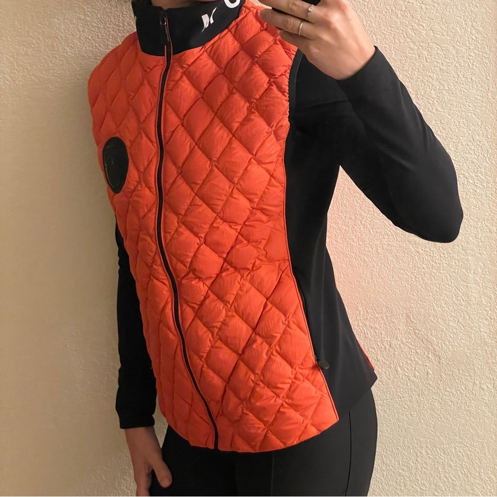 Vestrum Murcia Orange Quilted Women's equestrian riding Vest size L - Picture 10 of 14